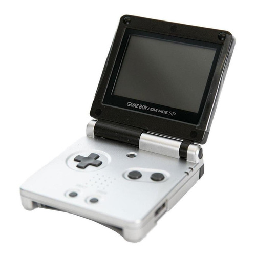 Nintendo Game Boy Advance SP Standard color  platino y negro onyx