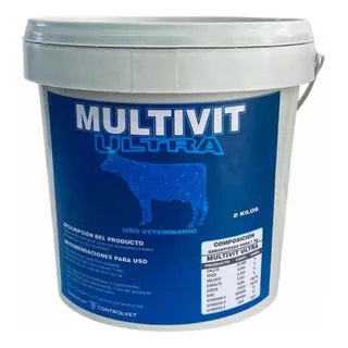 Suplemento Vitaminico Y Mineral Para Bovinos  X 2 Kg