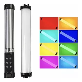 Luz Led Rgb Vara Portatil Recargable De Mano O Para Tripode