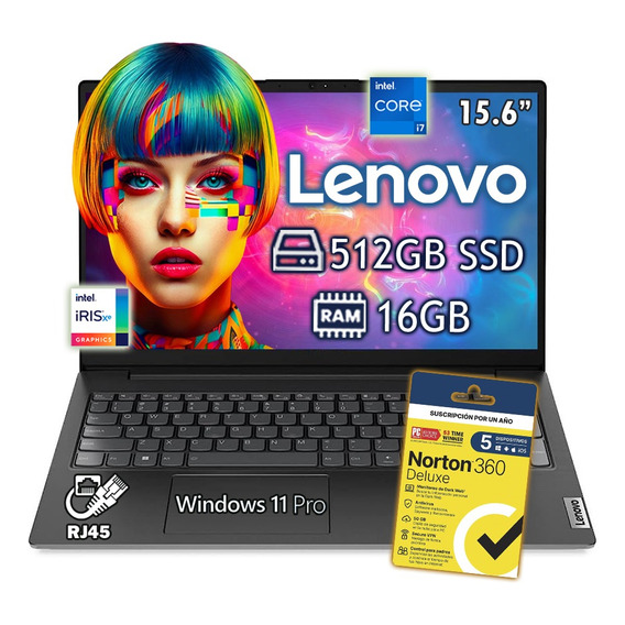 Laptop Lenovo V15 G3 Iap Core I7-1255u 16gb Ram 512gb Ssd 