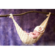 Rede De Croche Para Newborn - Fotografia De Bebe Acessorios