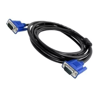 Cable Vga A Vga Macho / Macho 3 Metros Reforzado Blindado Pc