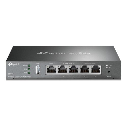 Router TP-Link SafeStream TL-R605 gris 110V/220V