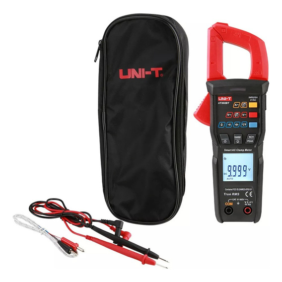 Uni-t202bt Multimetro De Gancho 100mf, Bluetooth,vfc,lpf,ncv