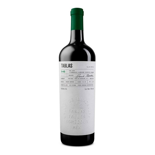 Vino Tinto Mexicano Tablas Ensamble Tempranillo 750ml