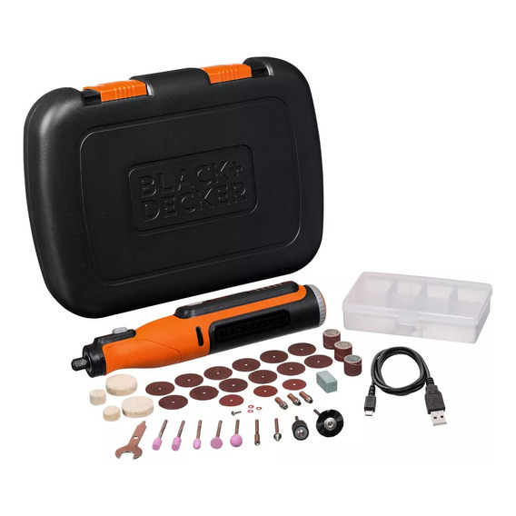 Multiherramienta Rotativa Black And Decker 8v + 35 Accesorio