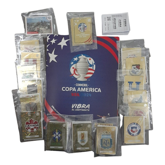 Album Figuritas Copa America 2024 Panini Completo A Pegar