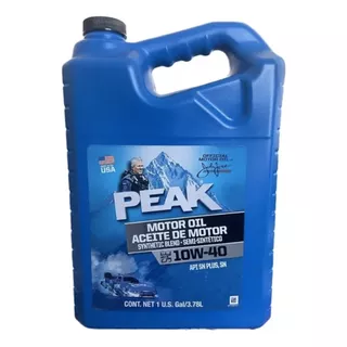 Aceite Para Motor Peak Synthetic Blend 10w-40 1 Galon
