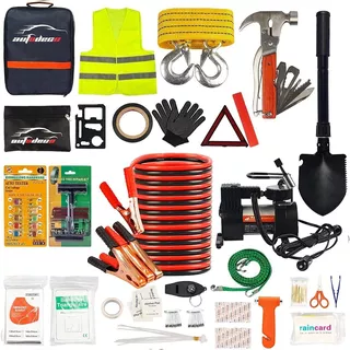 Kit De Seguridad Y Emergencia Automotriz Carretera 118 Pieza