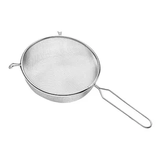 Peneira De Cozinha Coar Inox 24cm Polvilhar Escorrer Massas