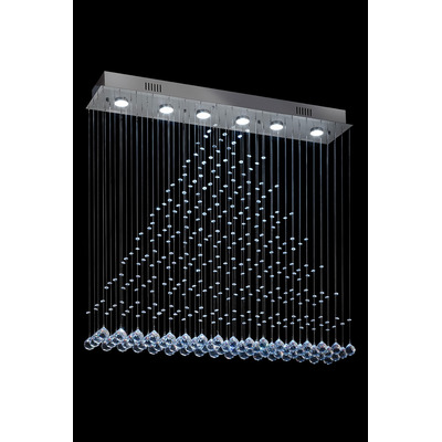 Colgante Cairel 6 Luces Gu10 Apto Gu10 100x20cm G21 Tz 