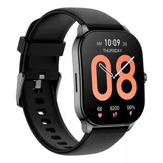 Reloj Inteligente Smartwatch Amazfit Pop 3s Black Color De La Caja Negro Color De La Correa Negro