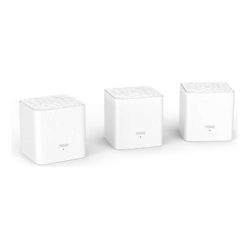 Sistema de malla Wi-Fi Router Red de invitados QoS Fast Roaming Reenvío de puertos UPnP Programación del mantenimiento Tenda Nova MW3 blanco 100V/240V