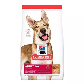 Alimento Hill's Science Diet Adult 1 - 6 Para Perro Adulto Todos Los Tamaños Sabor Harina De Cordero Y Arroz Integral En Bolsa De 33lb