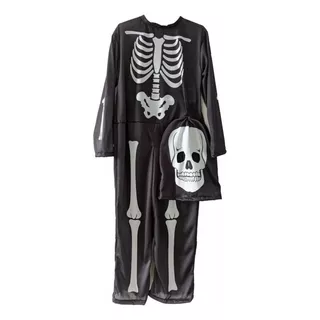 Disfraz Halloween Esqueleto Con Mascara New Toys Original