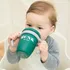 Vaso Antiderrame De Silicona - 3 En 1 - Marca Bella Tunno Color Verde oscuro