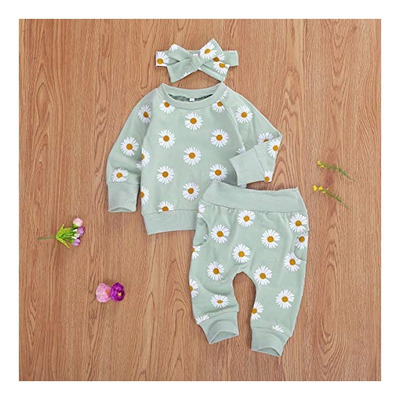 Ropa Para Bebé Conjunto Para Niña De 3 Piezas Talla 0-6m