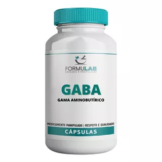 Gaba 500mg - 180 Cápsulas - Gama-aminobutírico