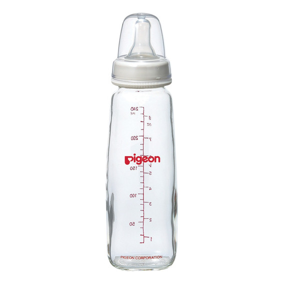 MAMADERA DE VIDRIO 240ML PIGEON FLEXIBLE