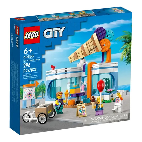 Heladeria Lego Para Niños Y Niñas 296pcs 60363