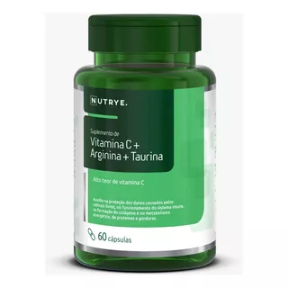 Vitamina C + Arginina + Taurina 60 Caps Nutrye 