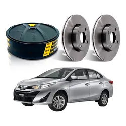  Disco Freio Dianteiro Yaris Sedan 1.5 2018 A 2020