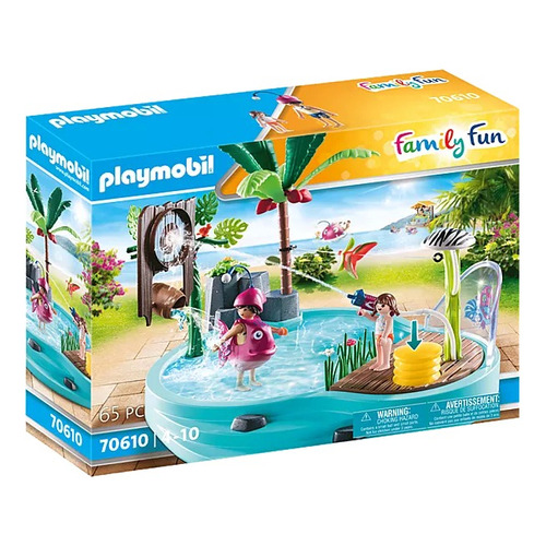 Figura Armable Playmobil Family Fun Piscina Divertida 3+ Cantidad de piezas 65