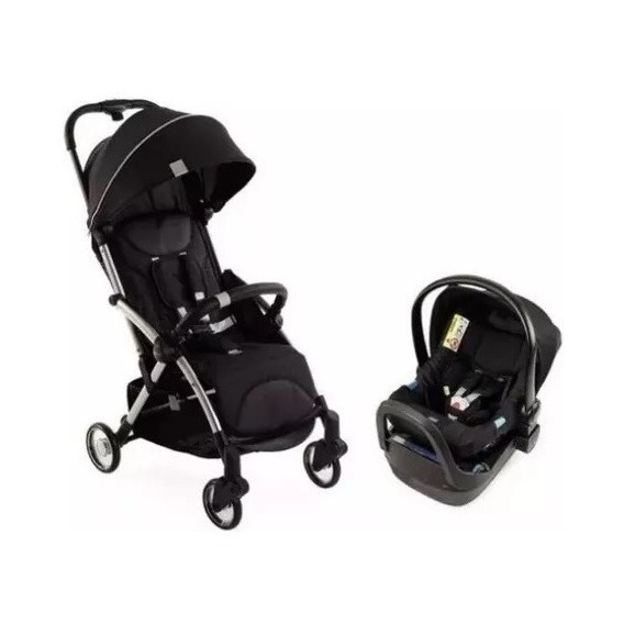 Cochecito Goody Plus Pro Black + Butaca Kaily Travel System 