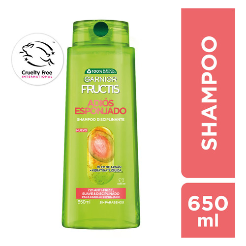  Shampoo Fructis Adiós Esponjado 650 Ml