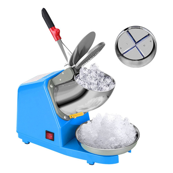 Maquina Raspados Triturador Hielo Triturador Cuchillo Cuatro