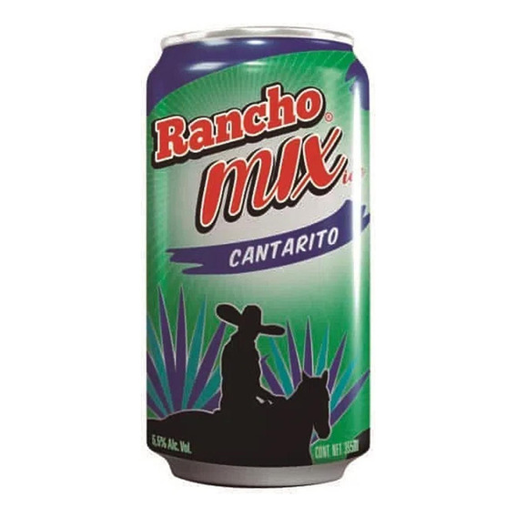 Pack De 12 Bebida Preparada Rancho Mix Ice Cantarito 355 Ml