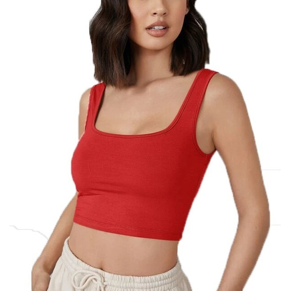 Crop Top Blusa Mujer Manga Sisa