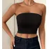 Strapless Crop Top Lycra Suplex Gruesa