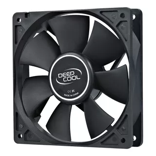 Cooler Gabinete Deepcool Negro 120mm 1300rpm Molex Y 3 Pines Led Sin