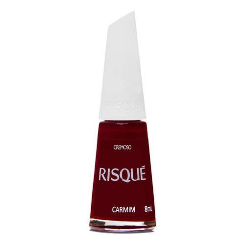 Risqué Cremoso esmalte de uñas 8mL color carmim