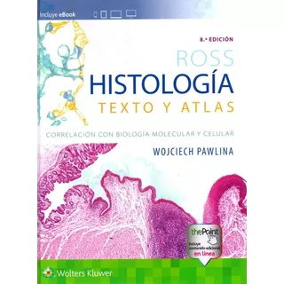 Paquete Ross Histología Y Moore Anatomía Clínica 8va Edición Color De La Portada Blanco/azul