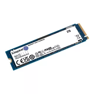 Ssd Nv2 Pcie 4.0 Nvme M.2 3.500mb 2tb Ultra Rápido Kingston Cor Azul