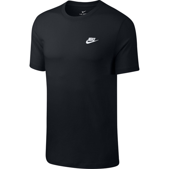 L - Ar4997-013 - Negro - Camiseta Hombre Nike Nsw Club Tee