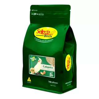 Sellecta Calopsita Natural 5kg Extrusada Alimento Completo