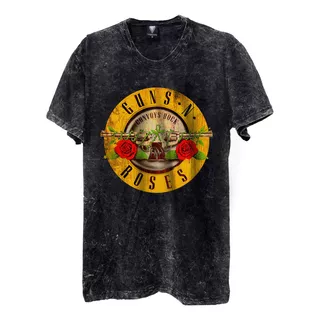 Remeras Dtg Premium Guns N Roses Wood - Convoys Rock