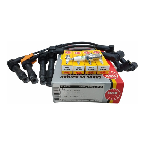 Juego De Cables Y Bujías Ngk Bkr6e Astra 2.0 - 2.4 16v