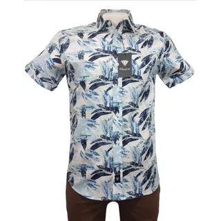 Camisa Giorgio Berlucchi Mc24-03 Hawaiana Slim Fit 2024