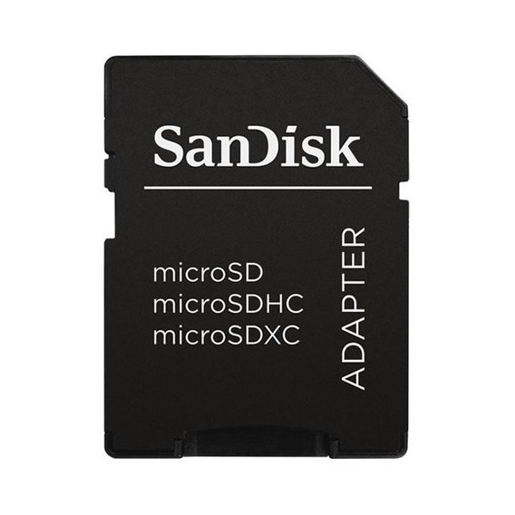 Adaptador Sd Sandisk Microsd Para Sdhc Sdxc Notebook Dslr