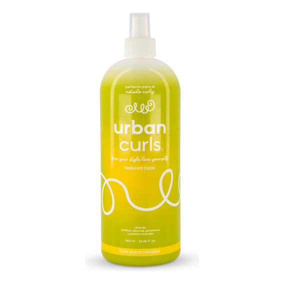 Tratamiento Activador Para Rizos Urban Curls Sin Sal 960 Ml