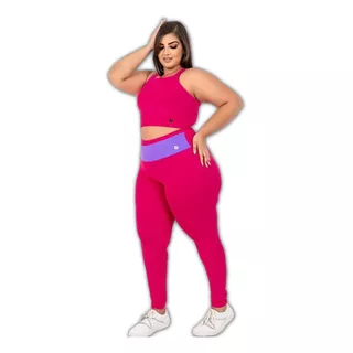 Roupas Esportivas Plus Size Feminina Academia Treino Jump