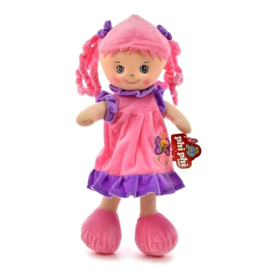 Muñeca De Peluche Pepona Con Musica 50 Cm Phi Phi Toys 2524