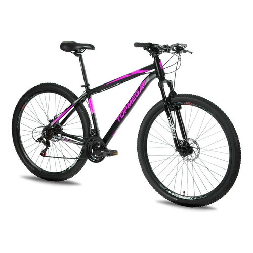 Mountain bike TopMega Regal R29 S 21v frenos de disco mecánico cambios Sensah MX7 color violeta  