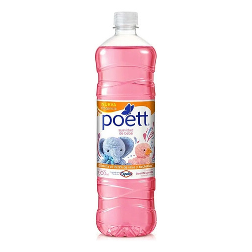 Limpiador de piso Poett en botella 900 mL