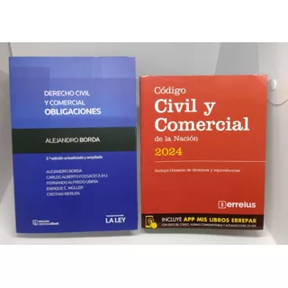 Pack Obligaciones Borda Y Código Civil Y Comercial Nación 
