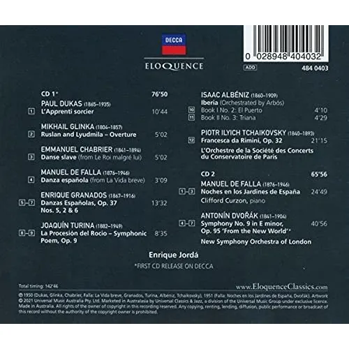 Enrique Jordá – Decca Recordings 1950-51, 2021 Australia Decca – 484 0403 (New) Enrique Jordá – Decca Recordings 1950-51, 2021 Australia Decca – 484 0403 (New)